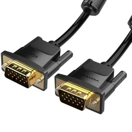 Vention Cable de Video VGA (3+9) Macho a Macho 2 Metros Negro 1080P 60Hz